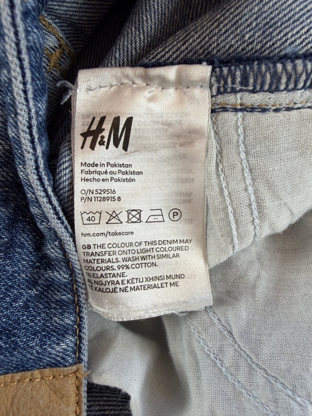 & Denim Vintage Mom Jeans Ultra High Waist Ankle Length Size 10 - Picture 7 of 7